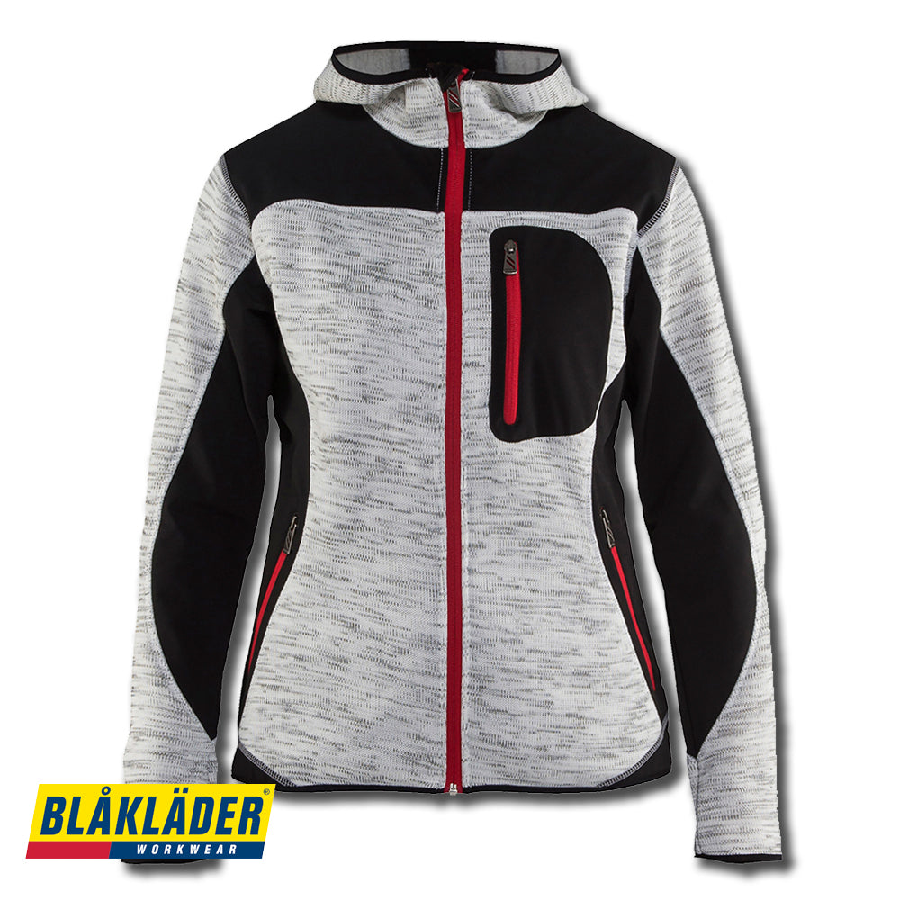 Dames vest met softshell