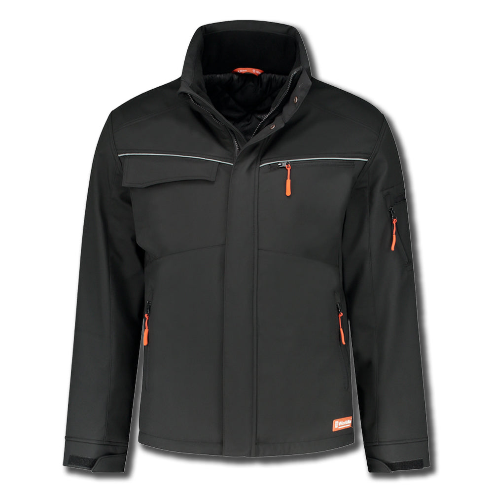 Softshell winterjack (zwart)