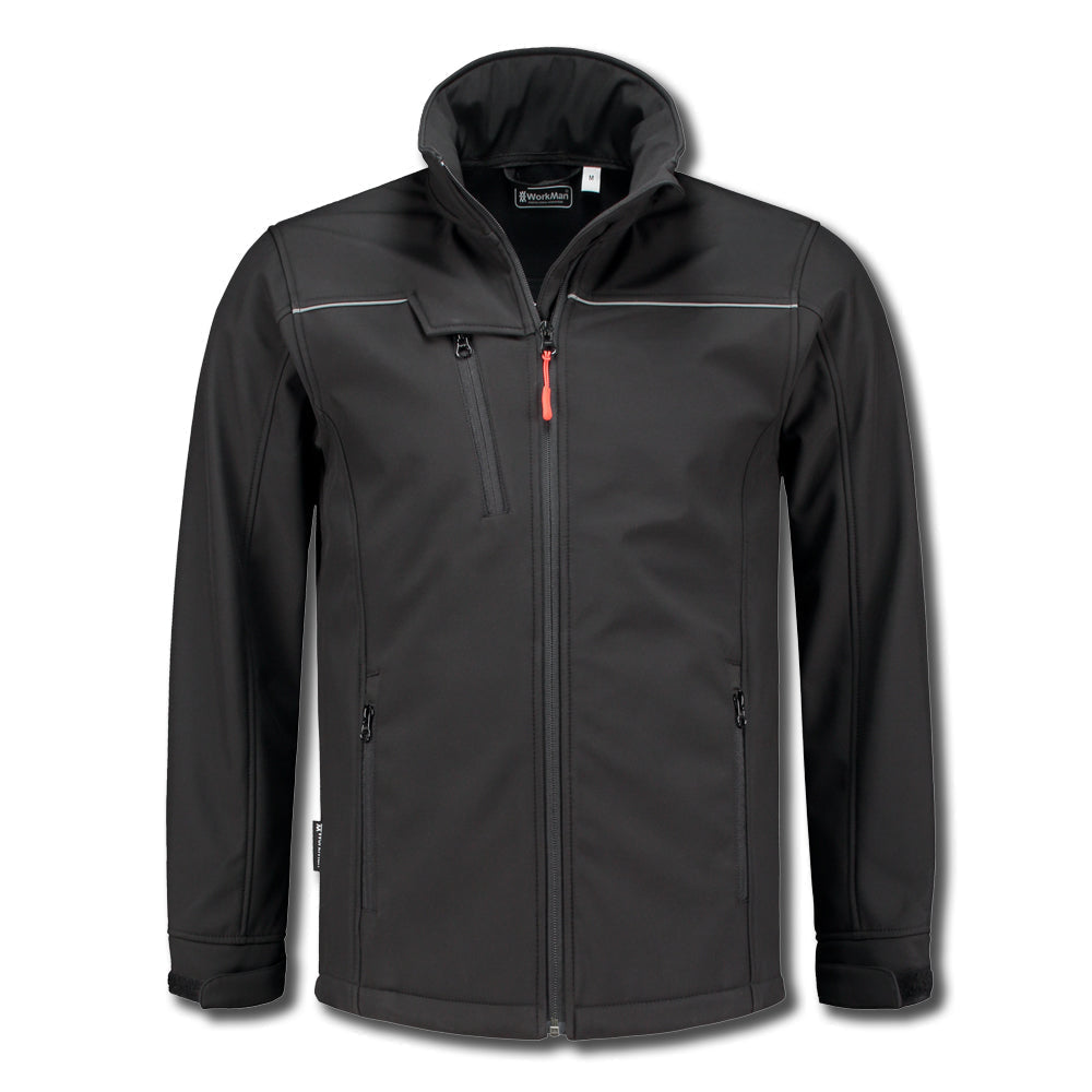 Softshell jack (zwart)