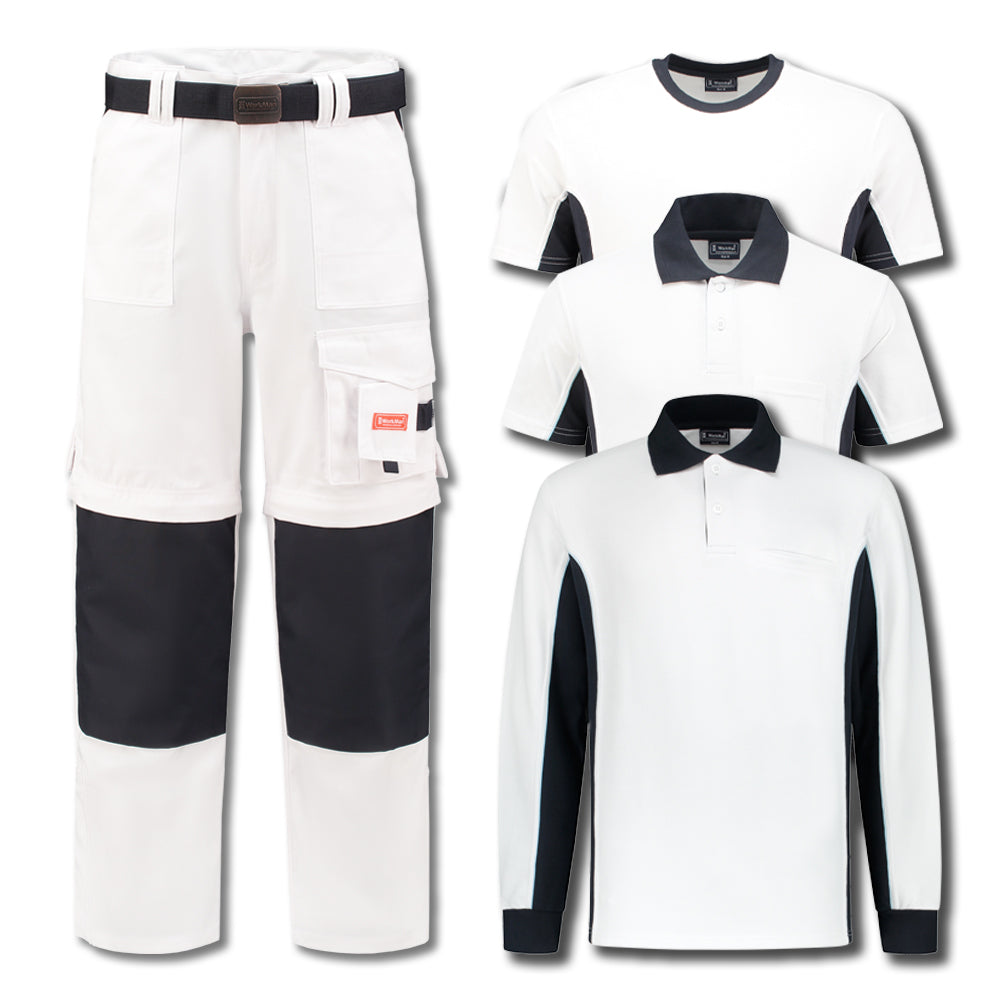 Voordeelbundel B (wit-navy)