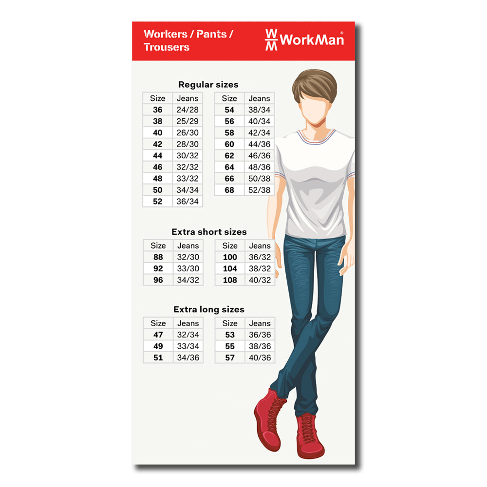 Schildersbroek Workman® (wit-navy)