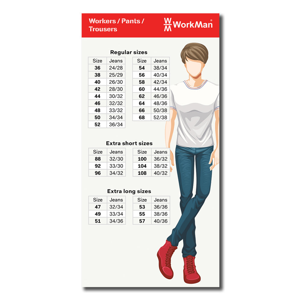 Stretch Worker (zwart-grijs)