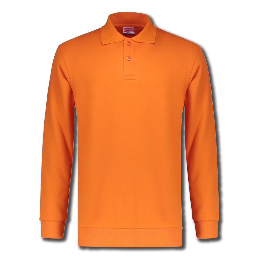Polosweater (oranje)